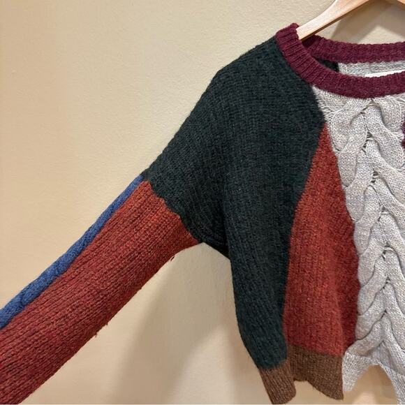 Isabel Marant Etoile Fall Colorblock Alpaca Wool Sweater Medium - Picture 16 of 16